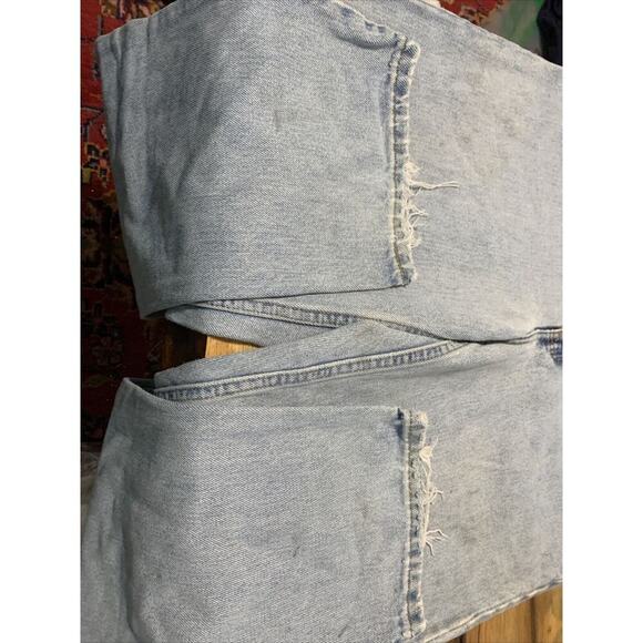 Mens Vintage‎ Distressed Relaxed Tapered 550 Levis Jeans 32 x 32 Vintage - Picture 6 of 7